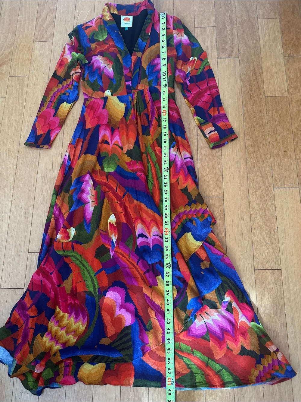 Farm Rio Floral Maxi Dress size small - Picture 6 of 13
